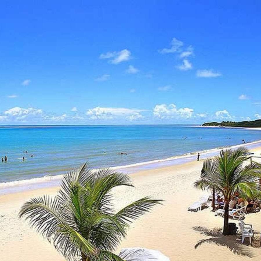 De Frente Pra Praia Apartamento Da Cris Taperapua - Condominio America Praia Flat Porto Seguro Exterior photo